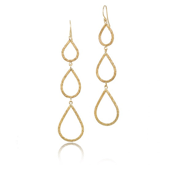 Graduated Teardrop Earrings-Earrings-Amali-hurdles-jewelry-boulder-colorado