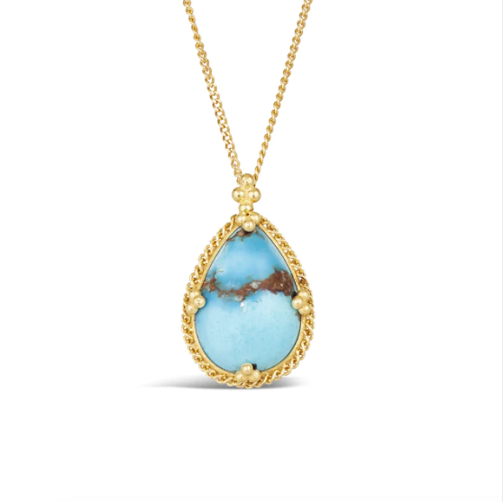 Turquoise Necklace-Necklace-Amali-hurdles-jewelry-boulder-colorado