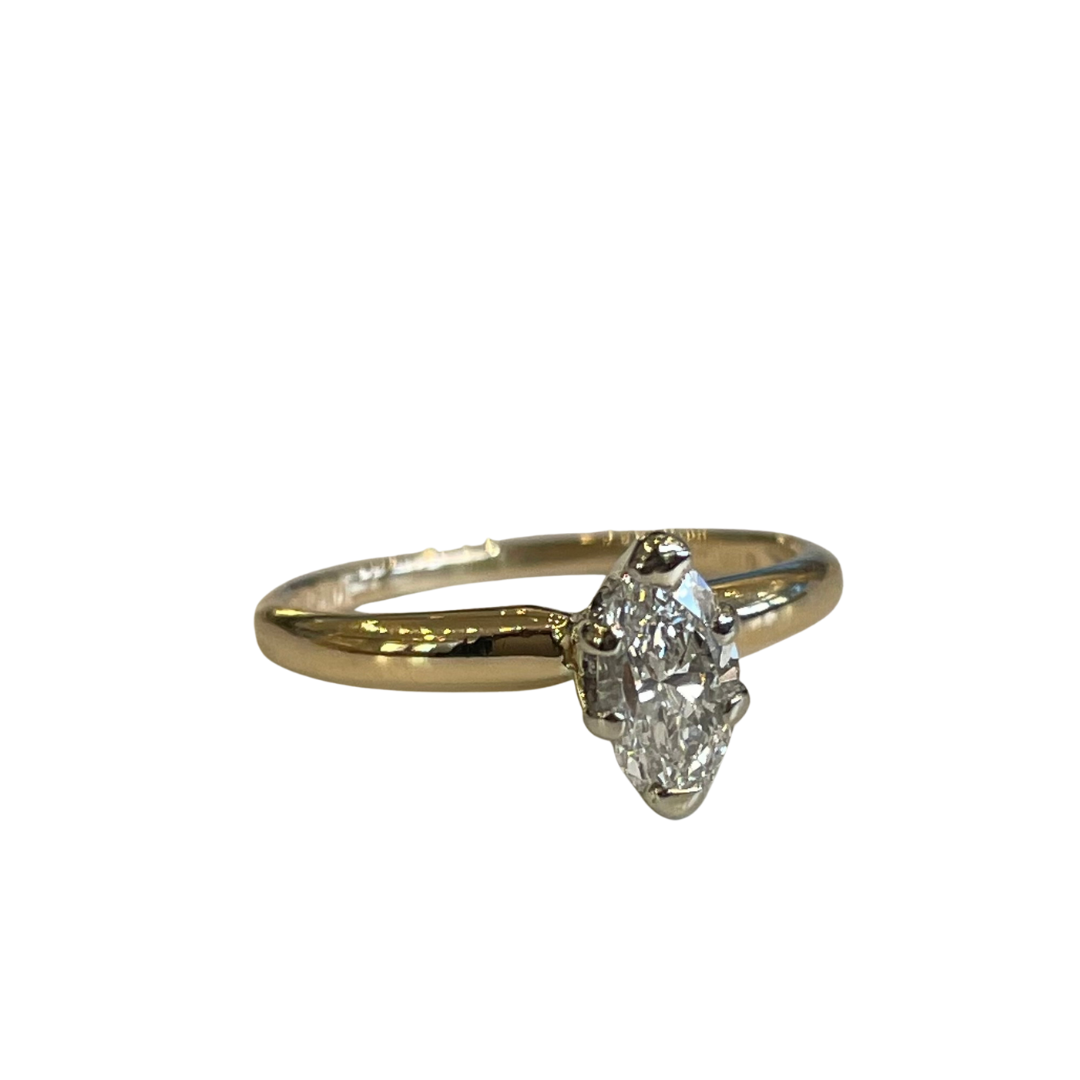 0.37 Carat Marquise Solitaire Ring-Engagement Ring-Antique, Estate & Consignment-I don' know or see my size-hurdles-jewelry-boulder-colorado