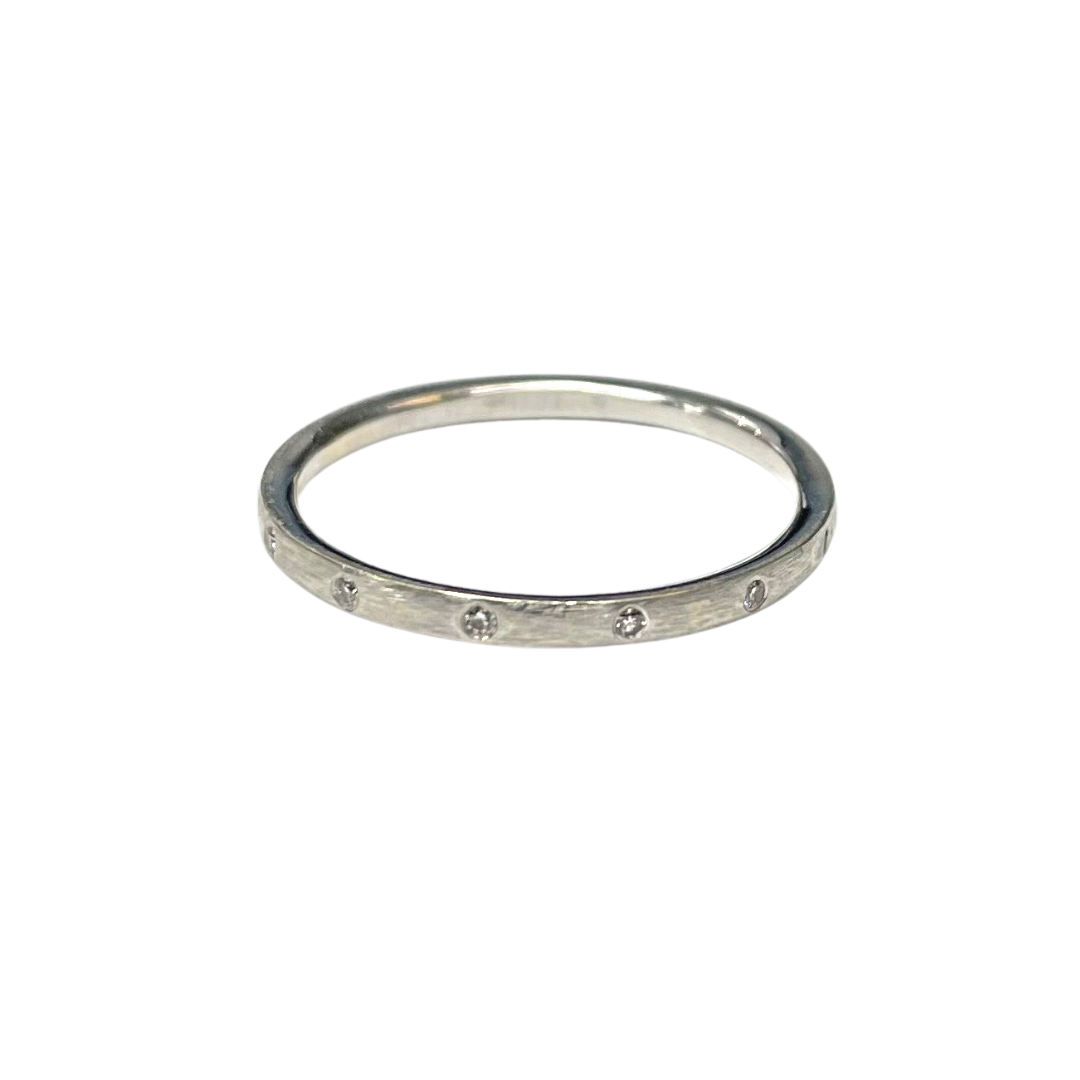 14k White Gold and Diamond Ring-Ring-Antique, Estate & Consignment-I don' know or see my size-hurdles-jewelry-boulder-colorado