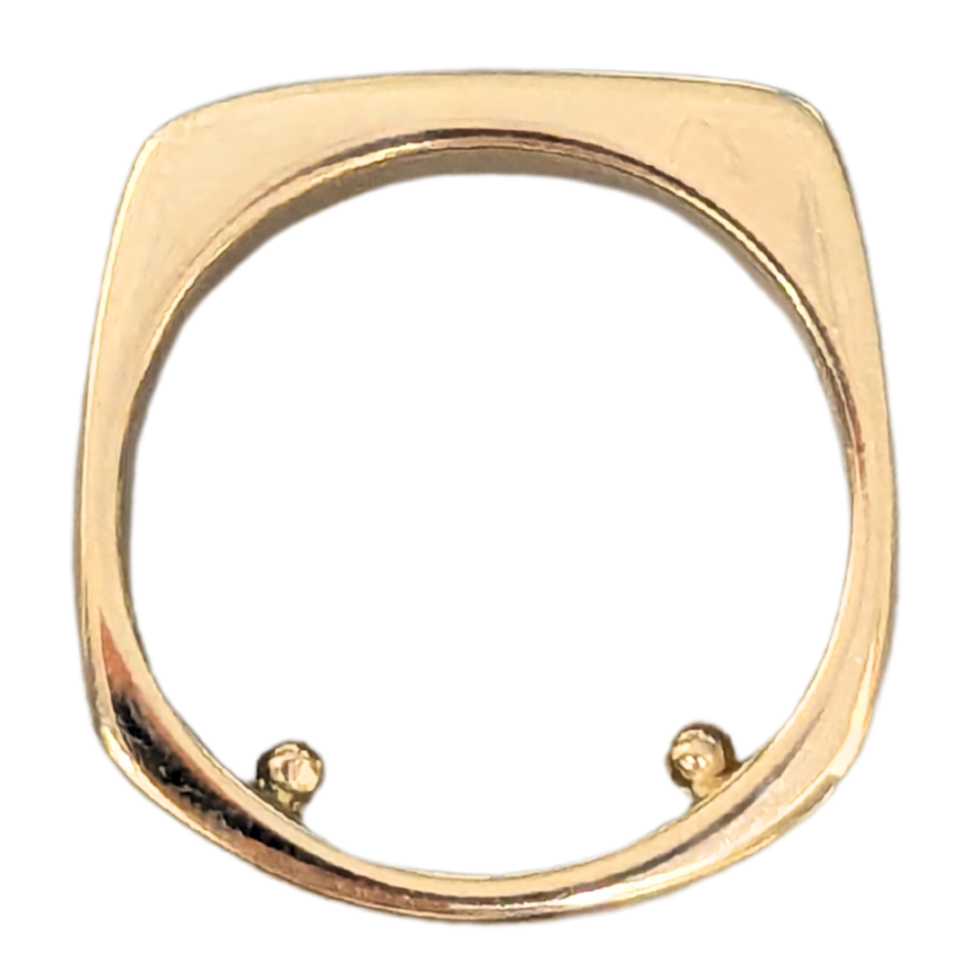 14k Yellow Gold Lapis Inlayed Ring by Timothy Sens-Ring-Antique, Estate & Consignment-I don' know or see my size-hurdles-jewelry-boulder-colorado
