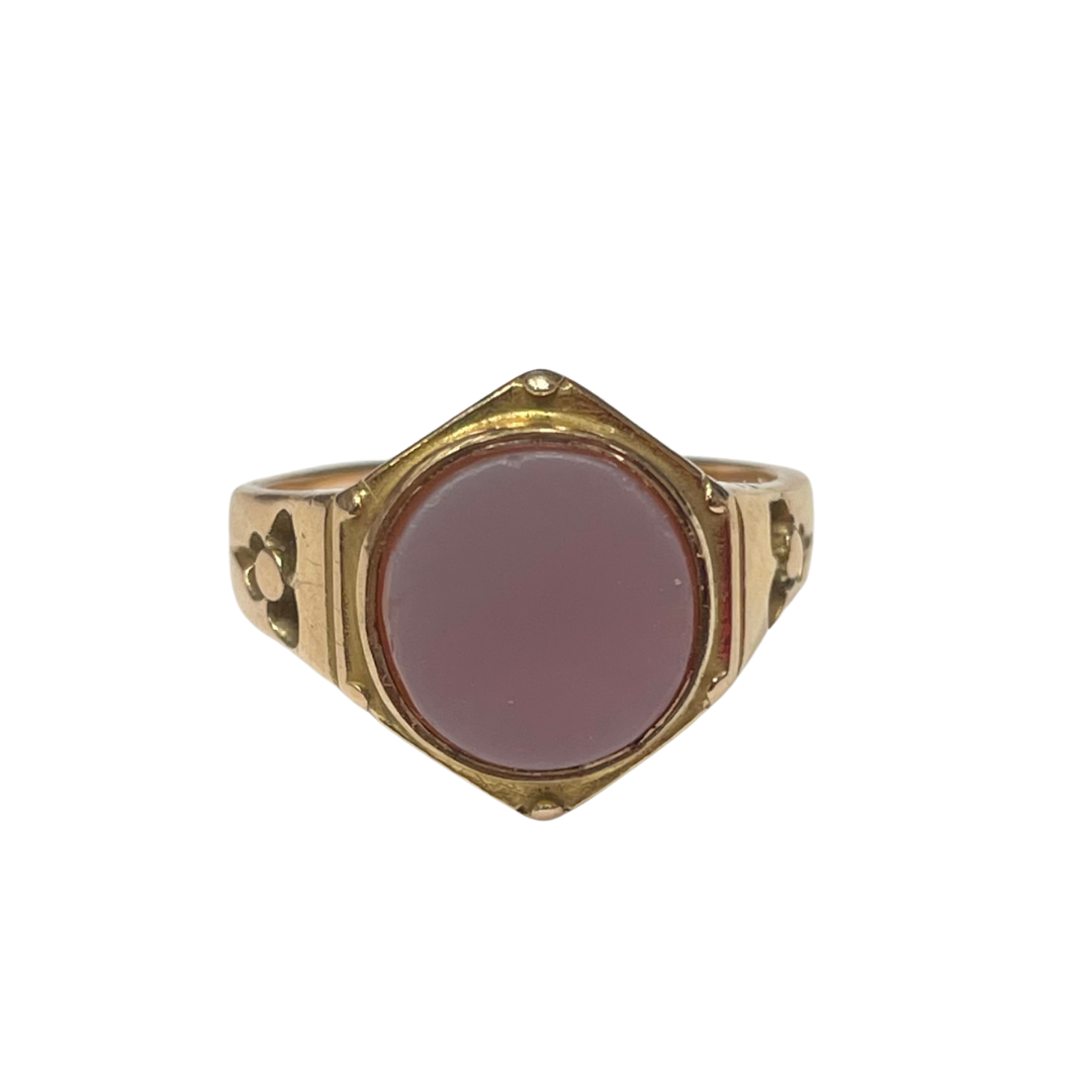 15k Sardonyx Ring-Ring-Antique, Estate & Consignment-I don' know or see my size-hurdles-jewelry-boulder-colorado
