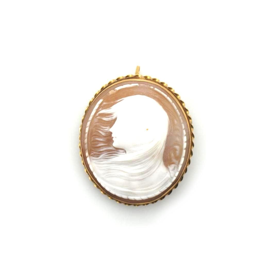 18k Cameo Pin & Pendant-Brooch-Antique, Estate & Consignment-hurdles-jewelry-boulder-colorado