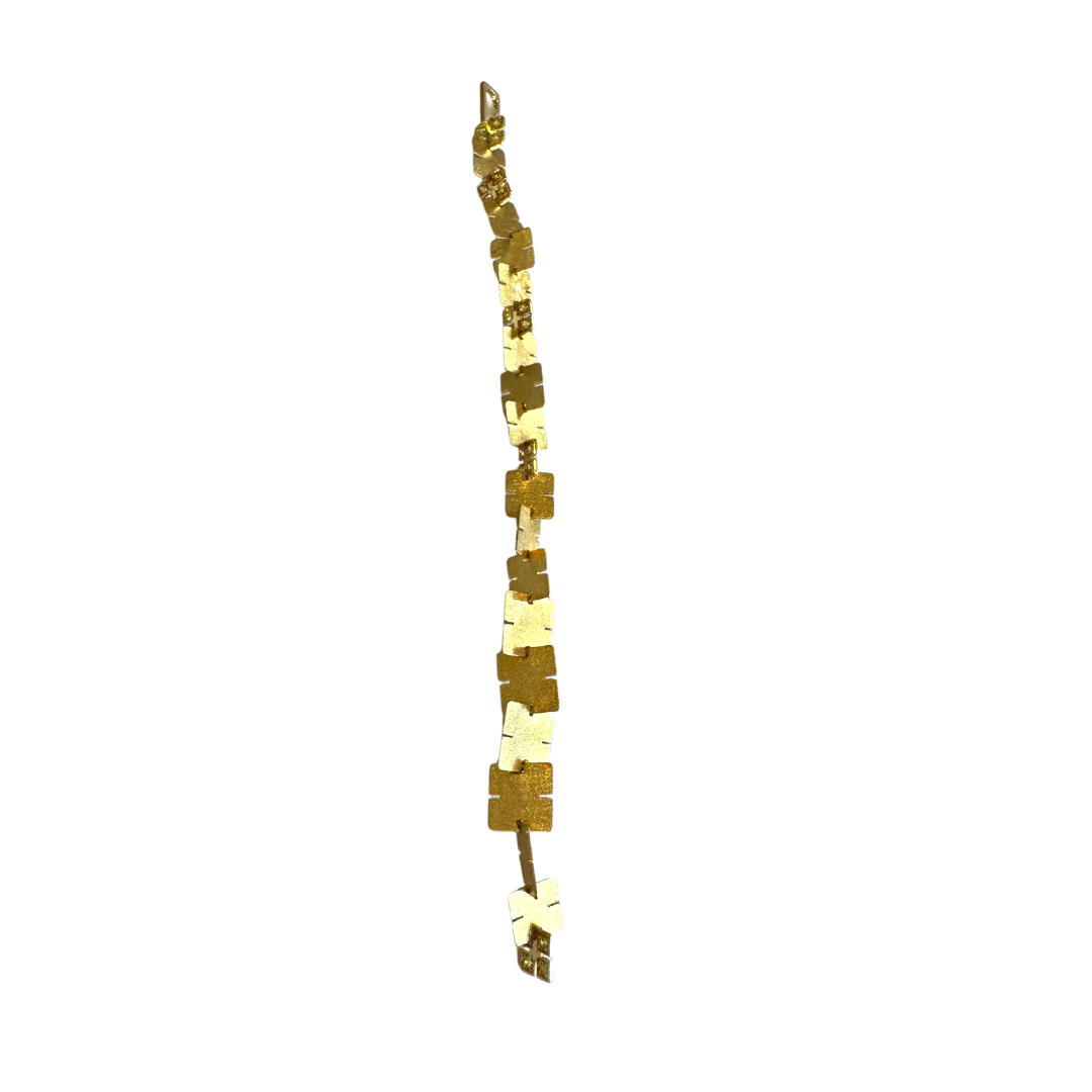 18k Hinged Yellow Diamond Pendant-Pendant-Antique, Estate & Consignment-hurdles-jewelry-boulder-colorado