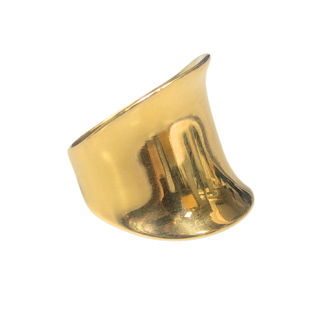18k Yellow Gold Saddle Ring-Ring-Antique, Estate & Consignment-I don' know or see my size-hurdles-jewelry-boulder-colorado