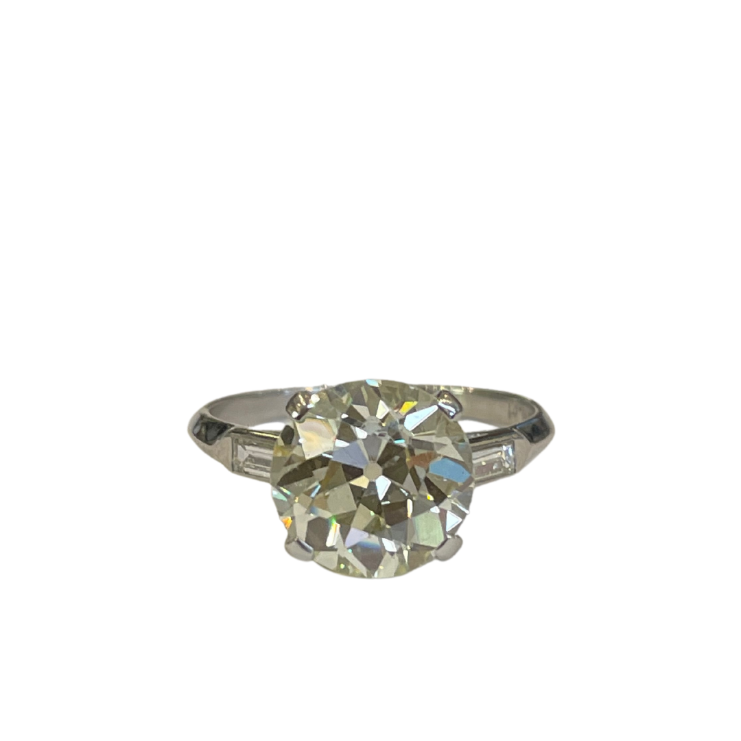 3.30 Old European Cut Diamond Engagement Ring-Engagement Ring-Antique, Estate & Consignment-I don' know or see my size-hurdles-jewelry-boulder-colorado