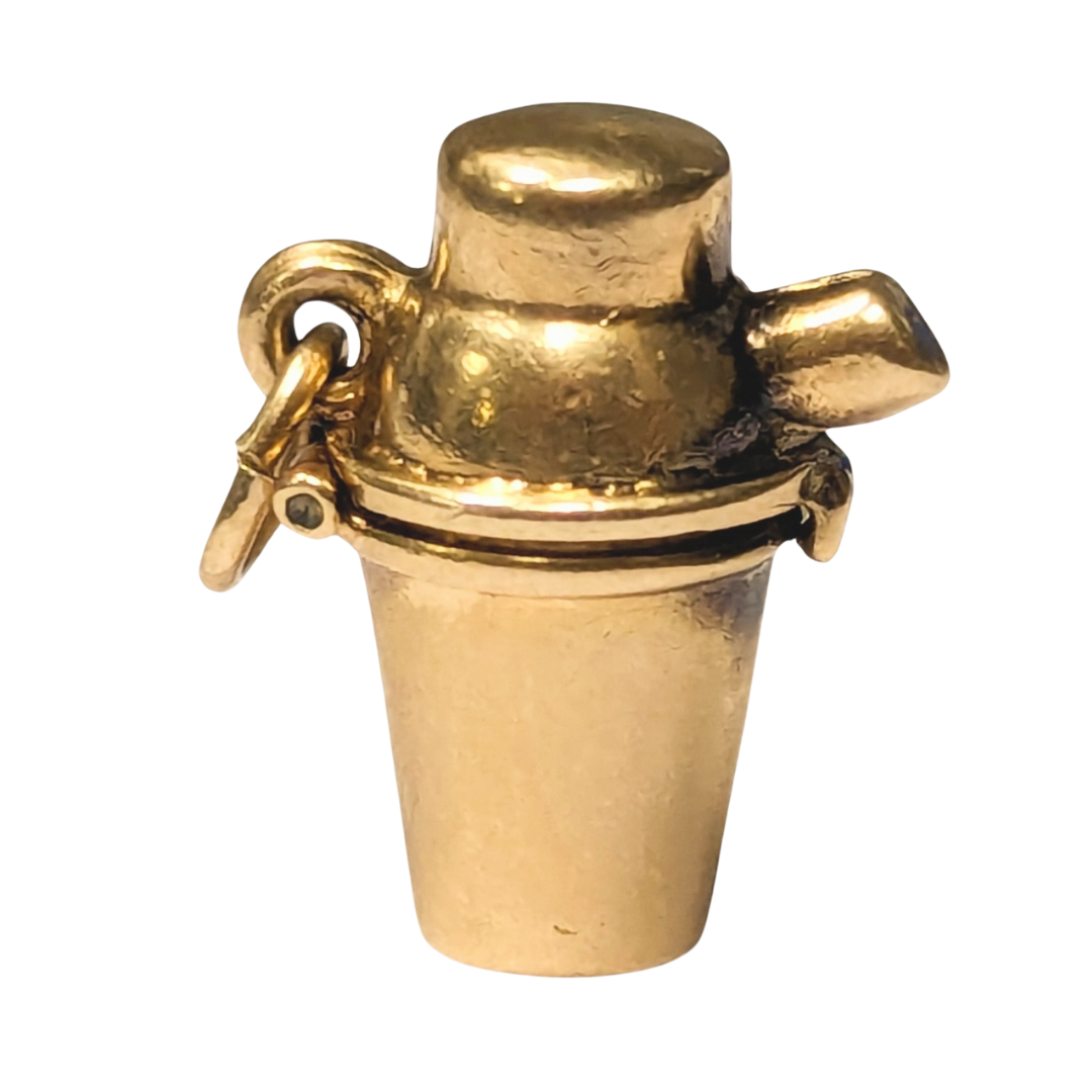 Articulating Devil in Cocktail Shaker Charm-Charm-Antique, Estate & Consignment-hurdles-jewelry-boulder-colorado