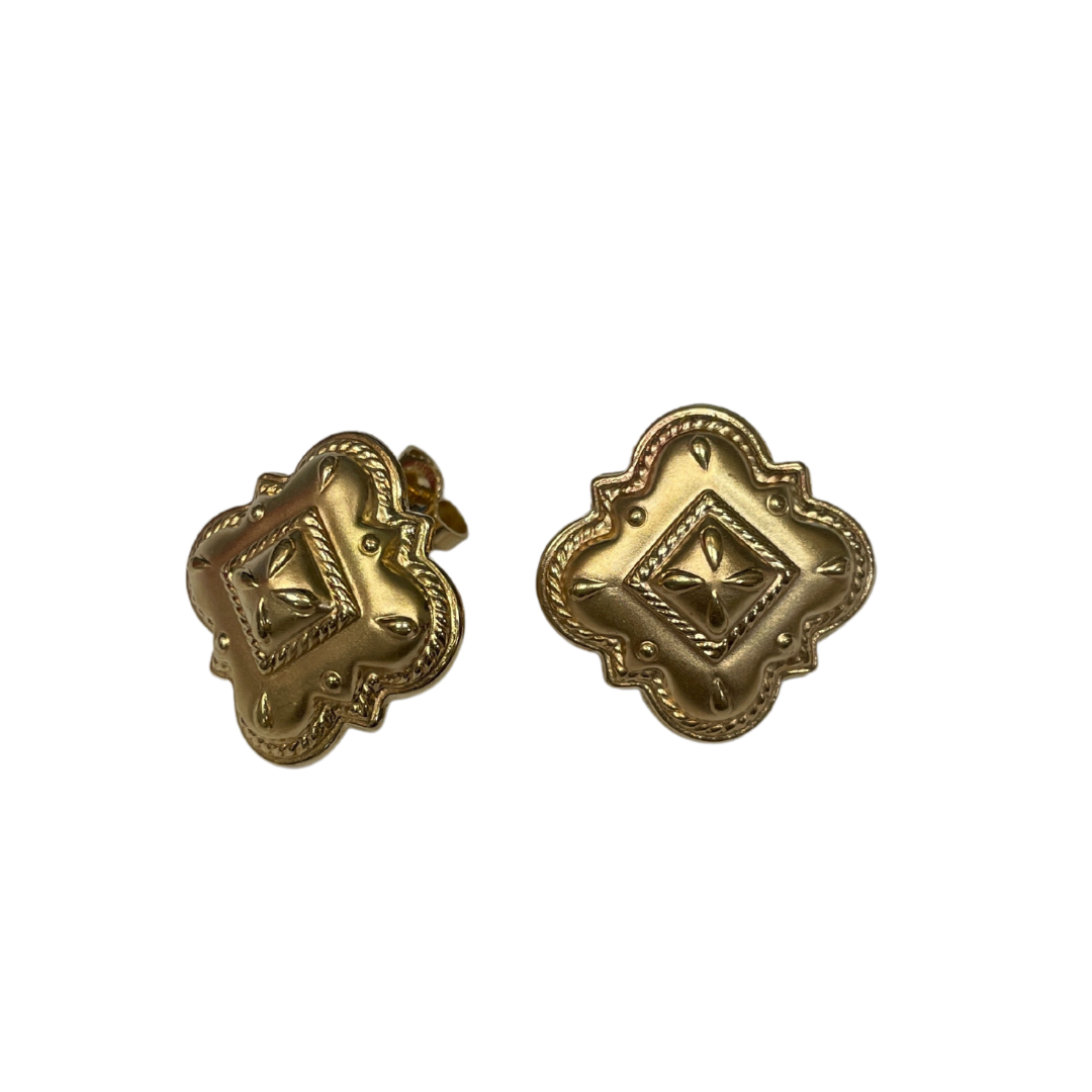 Decorative Gold Studs-Earrings-Antique, Estate & Consignment-hurdles-jewelry-boulder-colorado