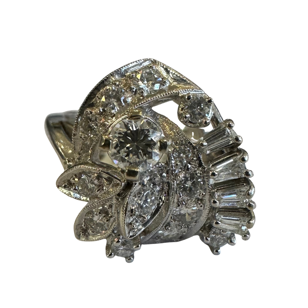 Diamond Cocktail Ring-Ring-Antique, Estate & Consignment-I don' know or see my size-hurdles-jewelry-boulder-colorado