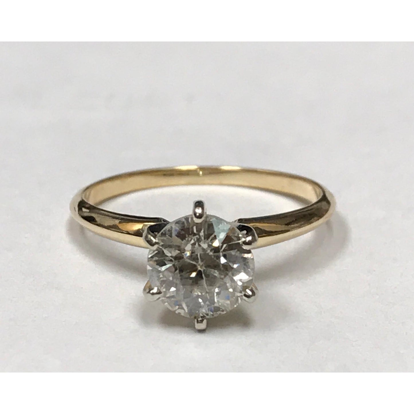 European Cut Diamond Solitaire Ring-Engagement Ring-Antique, Estate & Consignment-I don' know or see my size-hurdles-jewelry-boulder-colorado