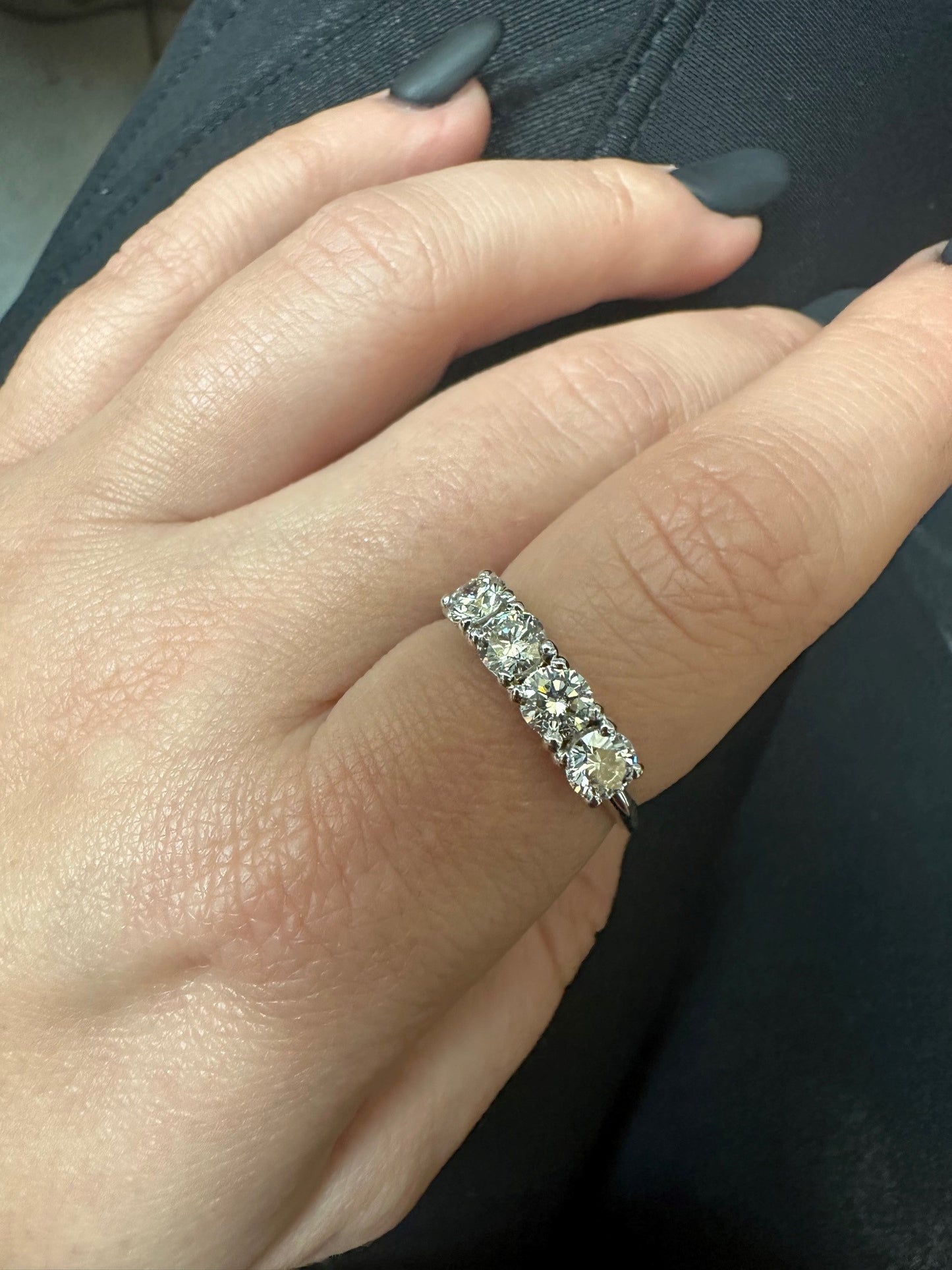 Four Stone Diamond Ring-Ring-Antique, Estate & Consignment-I don' know or see my size-hurdles-jewelry-boulder-colorado
