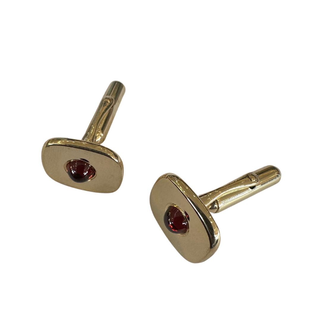 Garnet Cufflinks-Cuff Links-Antique, Estate & Consignment-hurdles-jewelry-boulder-colorado