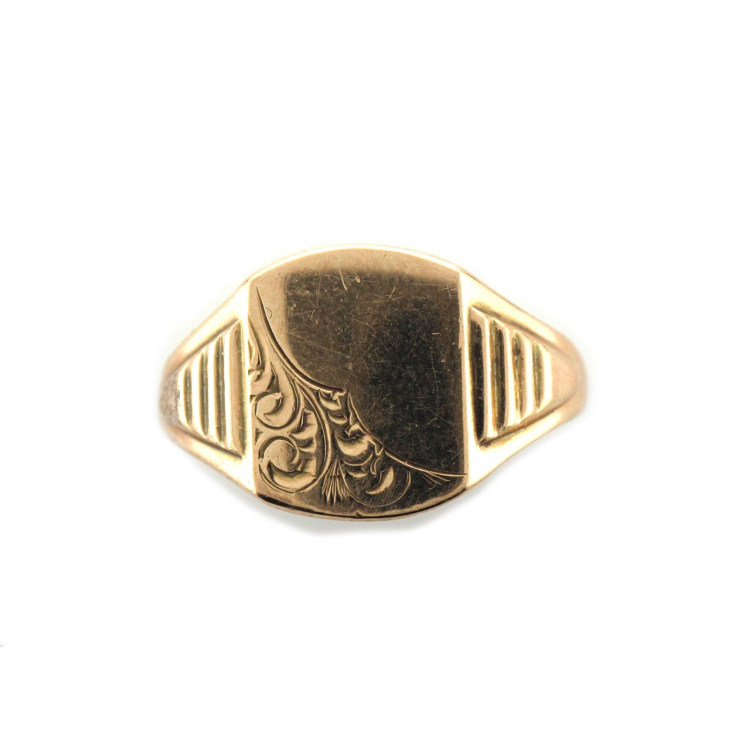 Gold Signet Ring-Ring-Antique, Estate & Consignment-I don' know or see my size-hurdles-jewelry-boulder-colorado