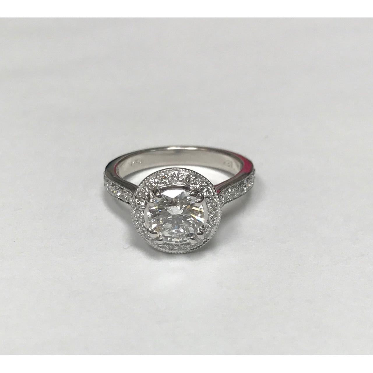 Halo Engagement Ring-Engagement Ring-Antique, Estate & Consignment-I don' know or see my size-hurdles-jewelry-boulder-colorado