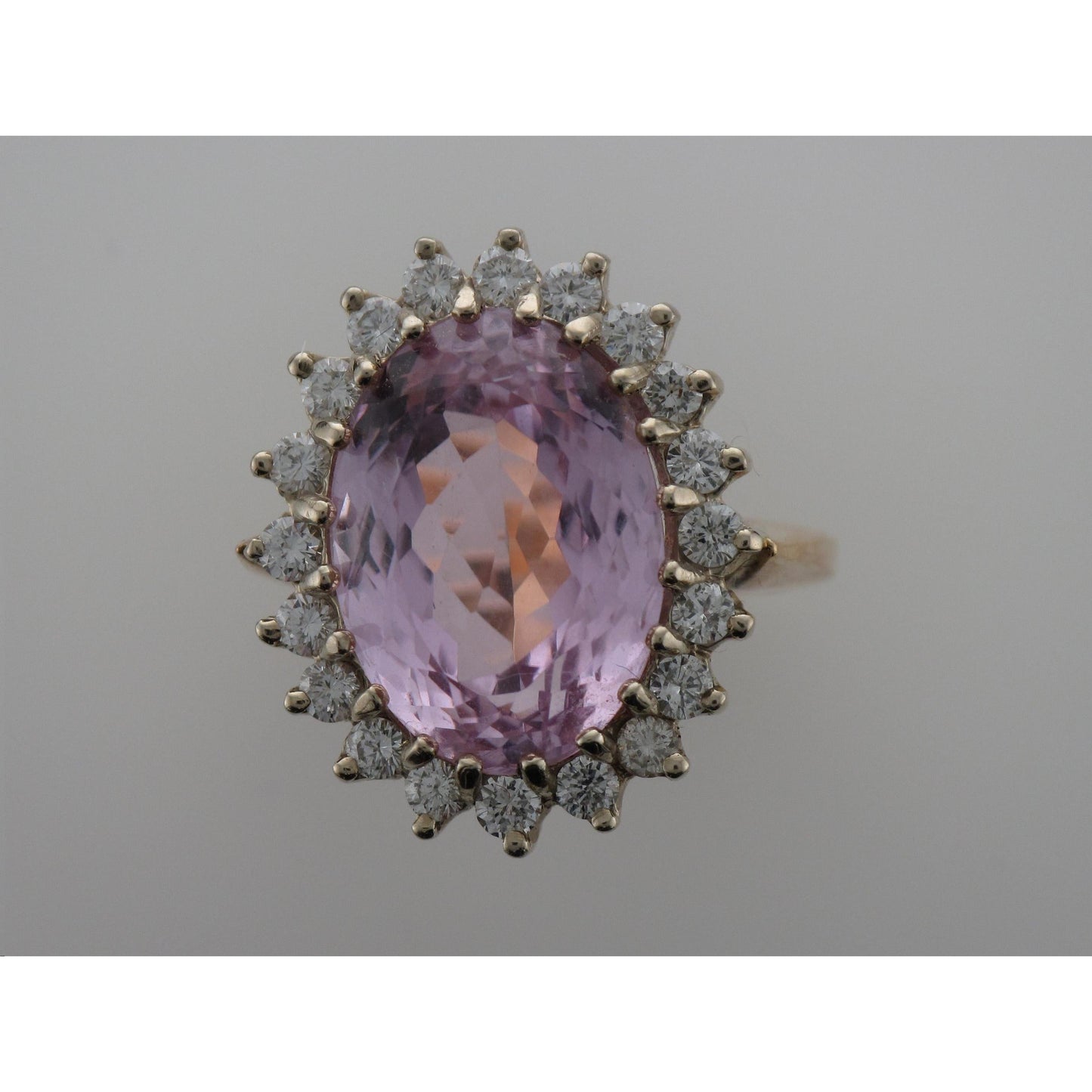 Kunzite & Diamond Ring-Ring-Antique, Estate & Consignment-I don' know or see my size-hurdles-jewelry-boulder-colorado