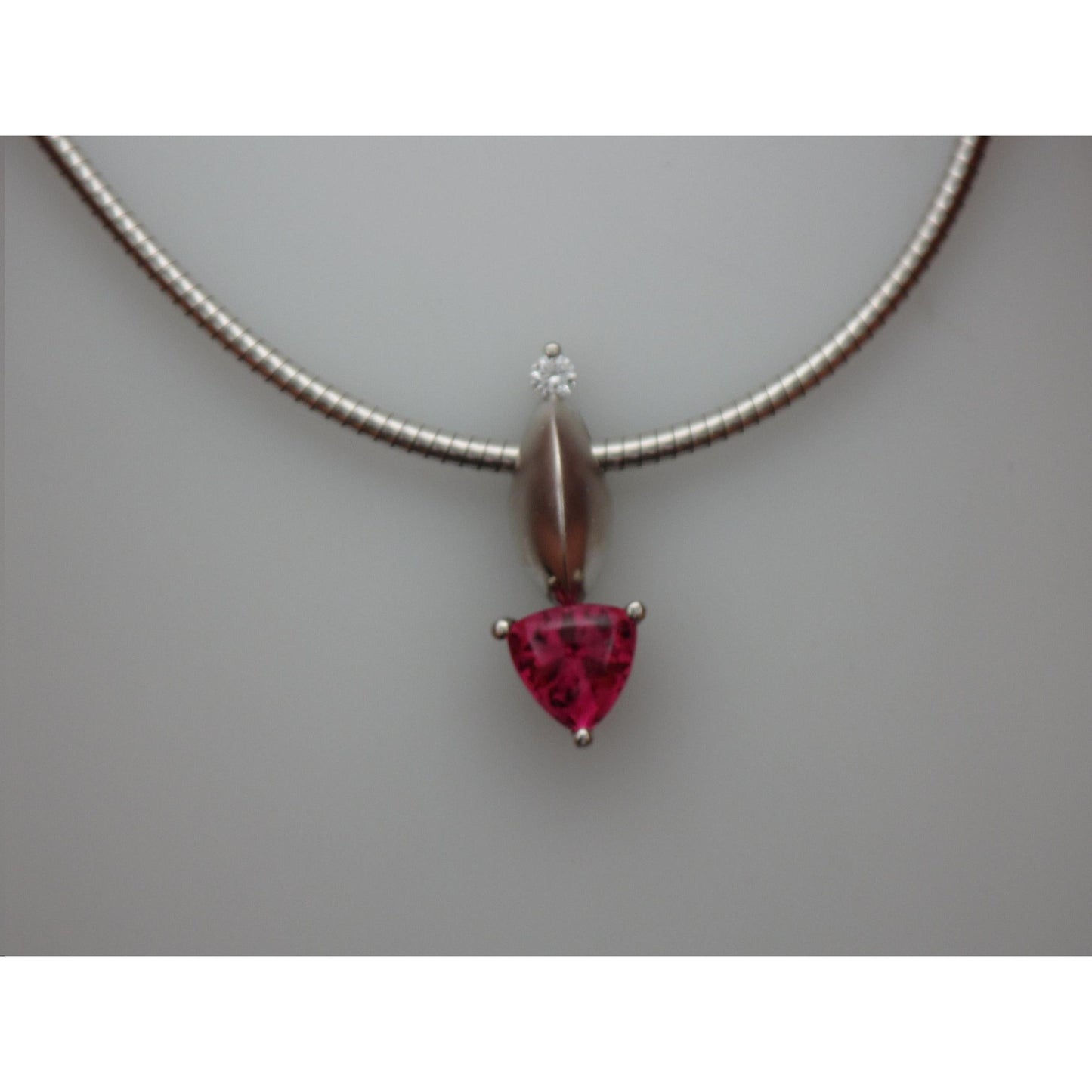 Paul Klecka Pink Tourmaline Necklace-Necklace-Antique, Estate & Consignment-hurdles-jewelry-boulder-colorado