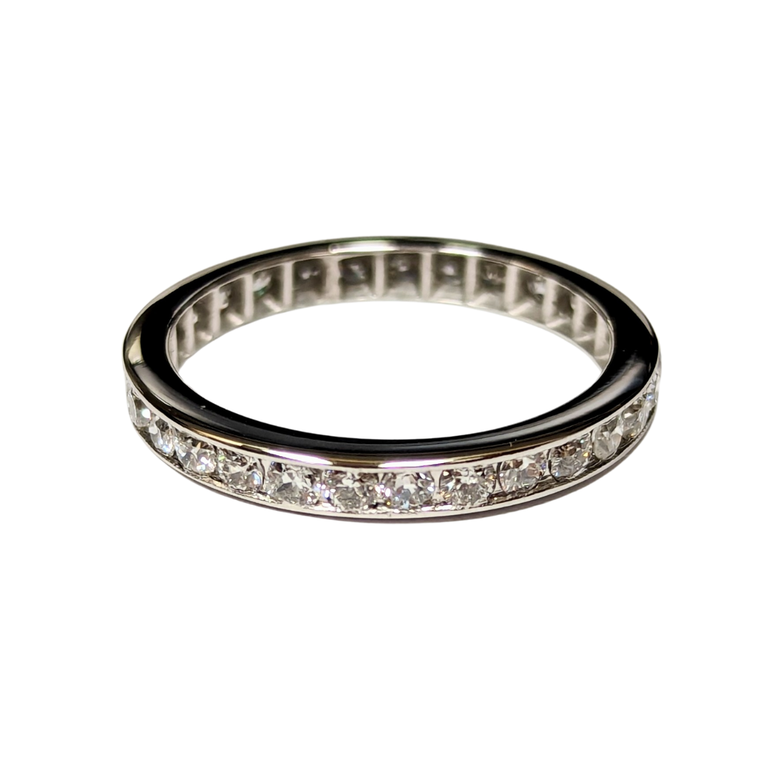 Platinum Channel Set Eternity Band-Wedding Band-Antique, Estate & Consignment-I don' know or see my size-hurdles-jewelry-boulder-colorado
