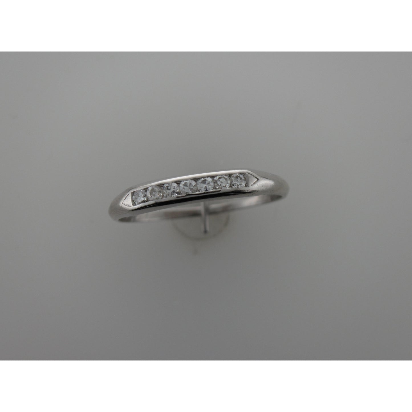 Platinum Diamond Wedding Band-Wedding Band-Antique, Estate & Consignment-I don' know or see my size-hurdles-jewelry-boulder-colorado