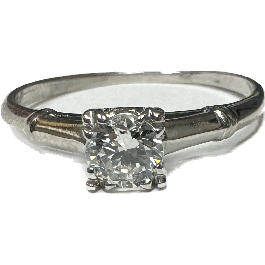 Platinum Engagement Ring 0.25 Carat Old European-Engagement Ring-Antique, Estate & Consignment-I don' know or see my size-hurdles-jewelry-boulder-colorado