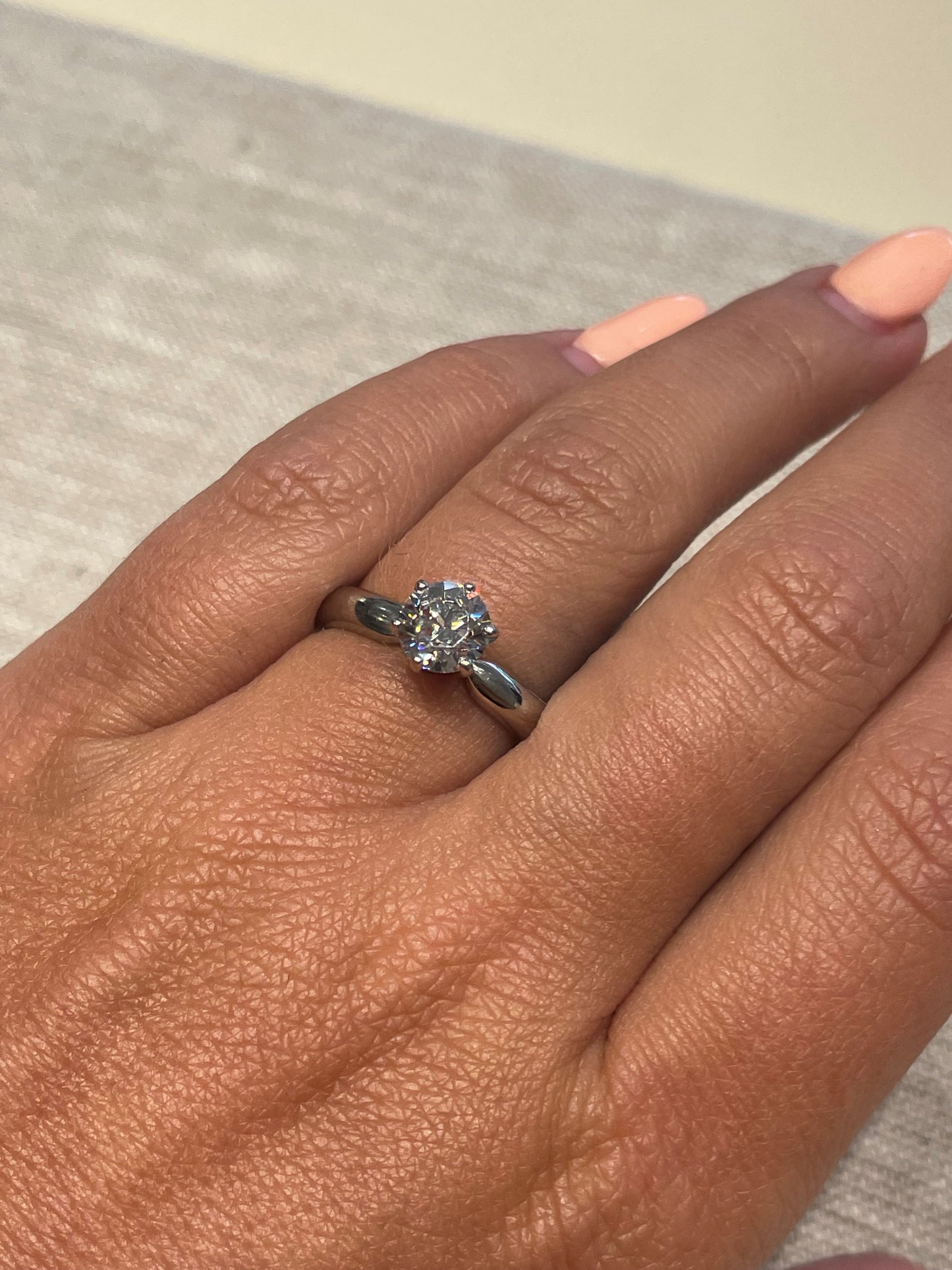 Platinum Six Prong Solitaire 1.01 Carat GIA-Engagement Ring-Antique, Estate & Consignment-I don' know or see my size-hurdles-jewelry-boulder-colorado