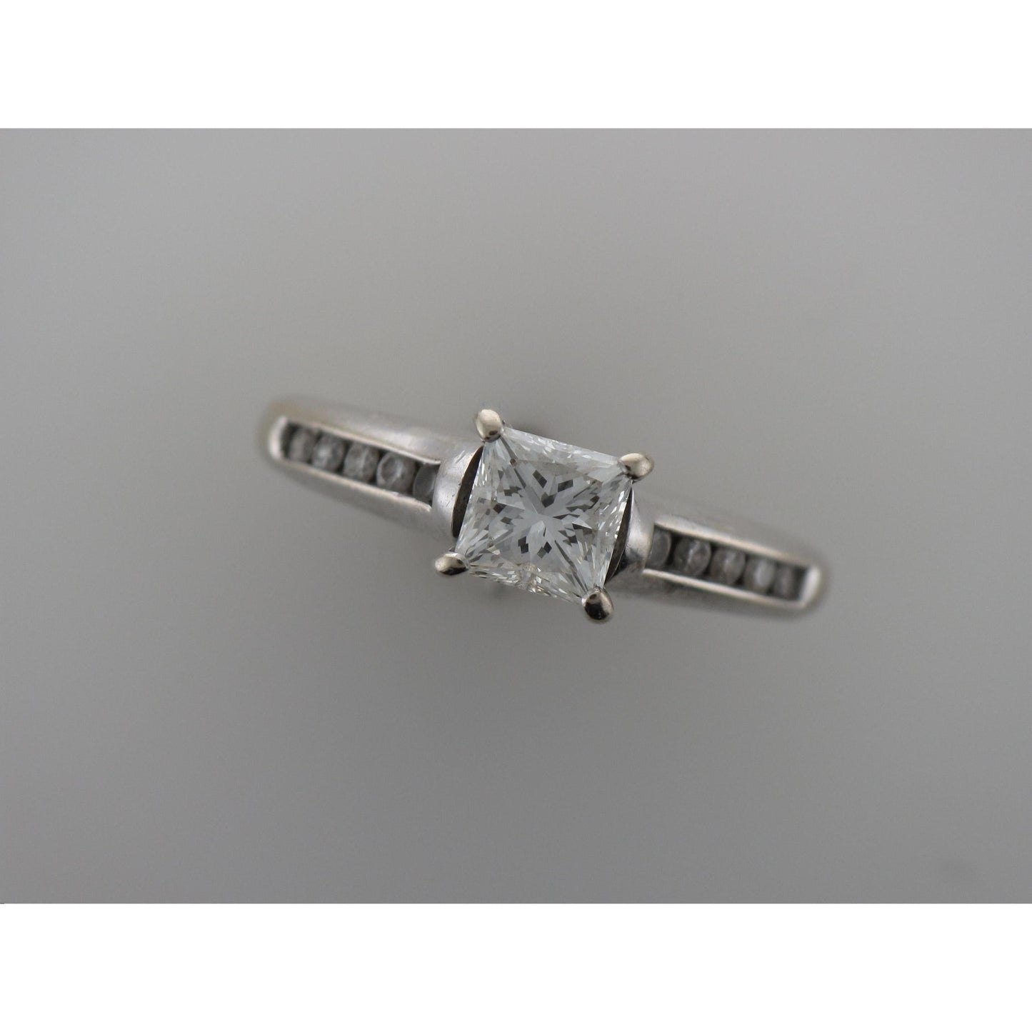 Princess Cut Diamond Engagement Ring-Engagement Ring-Antique, Estate & Consignment-I don' know or see my size-hurdles-jewelry-boulder-colorado