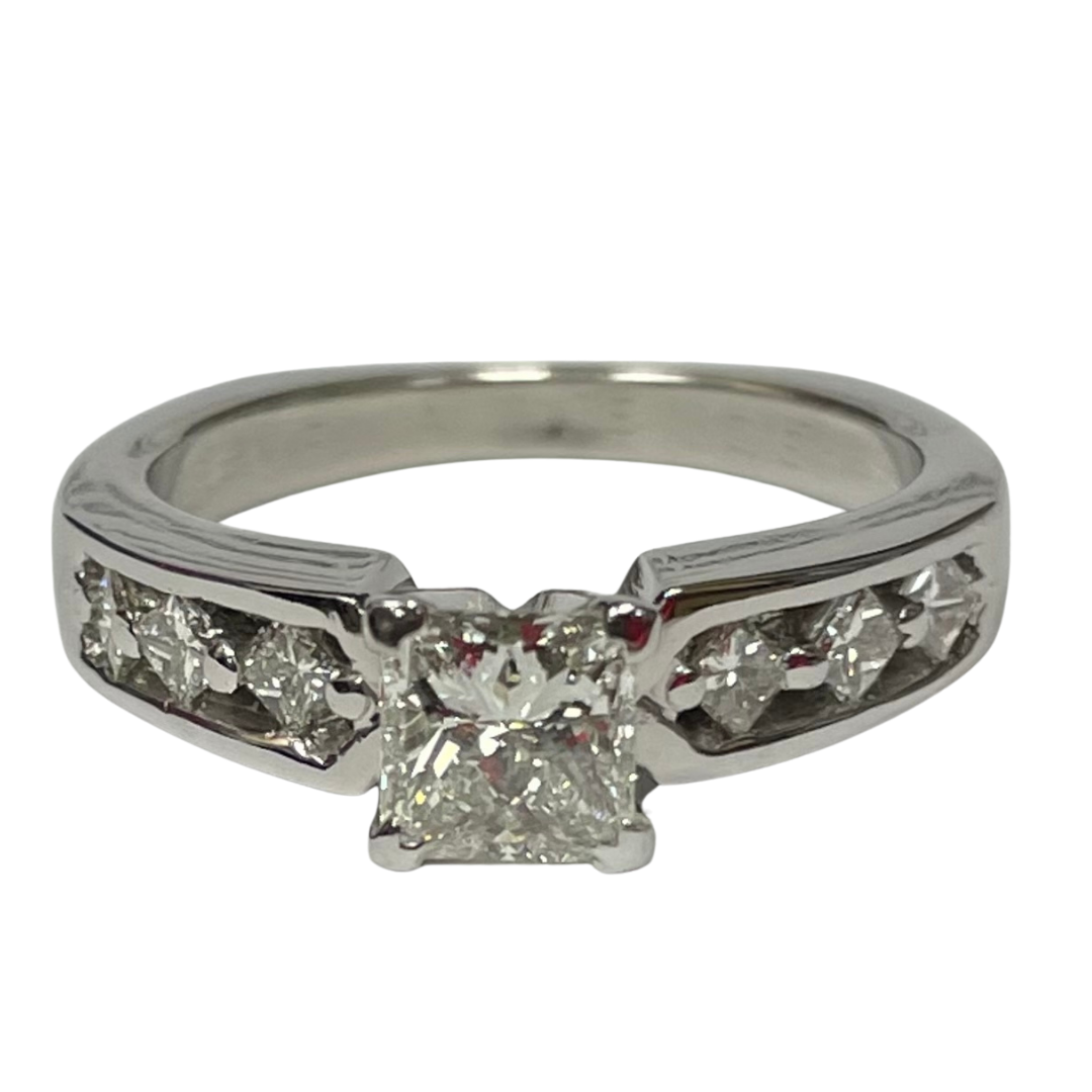 Princess Cut Diamond Engagement Ring-Engagement Ring-Antique, Estate & Consignment-I don' know or see my size-hurdles-jewelry-boulder-colorado