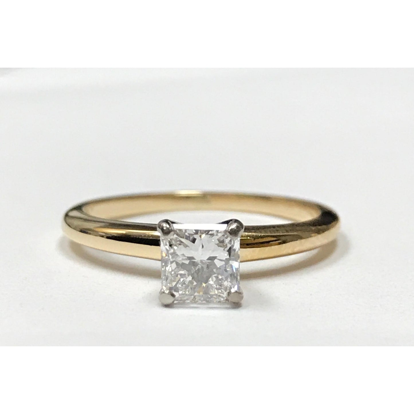Princess Cut Diamond Solitaire Ring-Engagement Ring-Antique, Estate & Consignment-I don' know or see my size-hurdles-jewelry-boulder-colorado