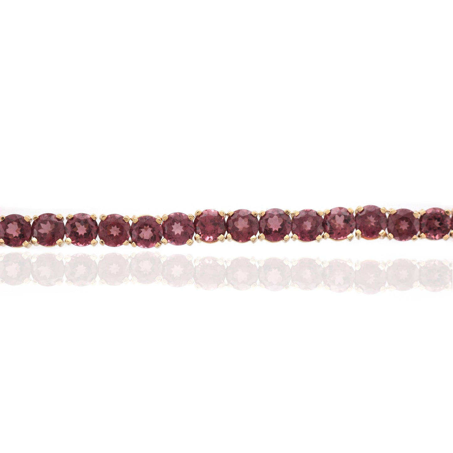 Rhodolite Garnet Bracelet-Bracelet-Antique, Estate & Consignment-hurdles-jewelry-boulder-colorado