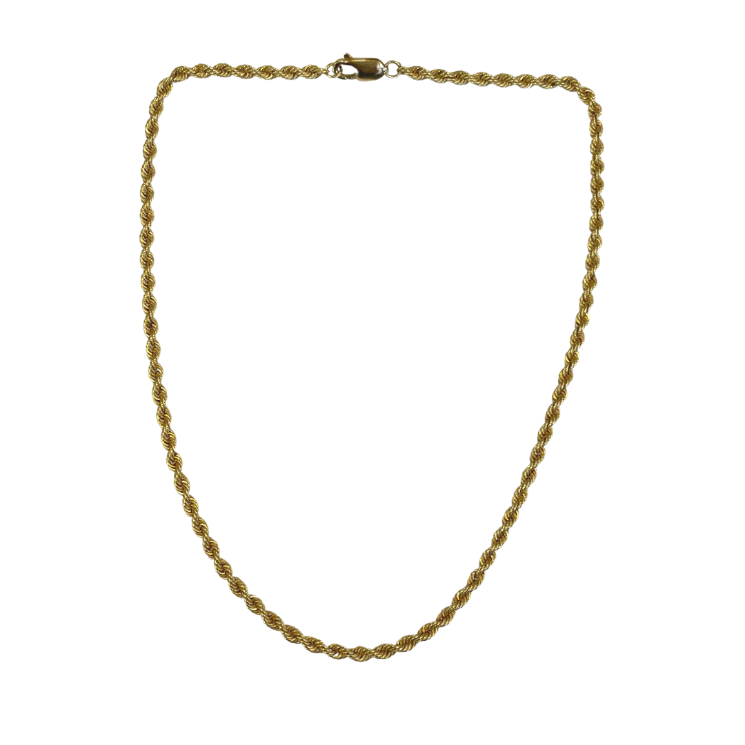 Rope Chain Choker Necklace-Chain-Antique, Estate & Consignment-hurdles-jewelry-boulder-colorado