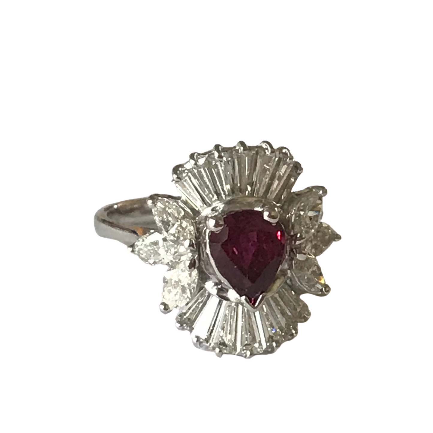Ruby & Diamond Ballerina Ring-Ring-Antique, Estate & Consignment-I don' know or see my size-hurdles-jewelry-boulder-colorado