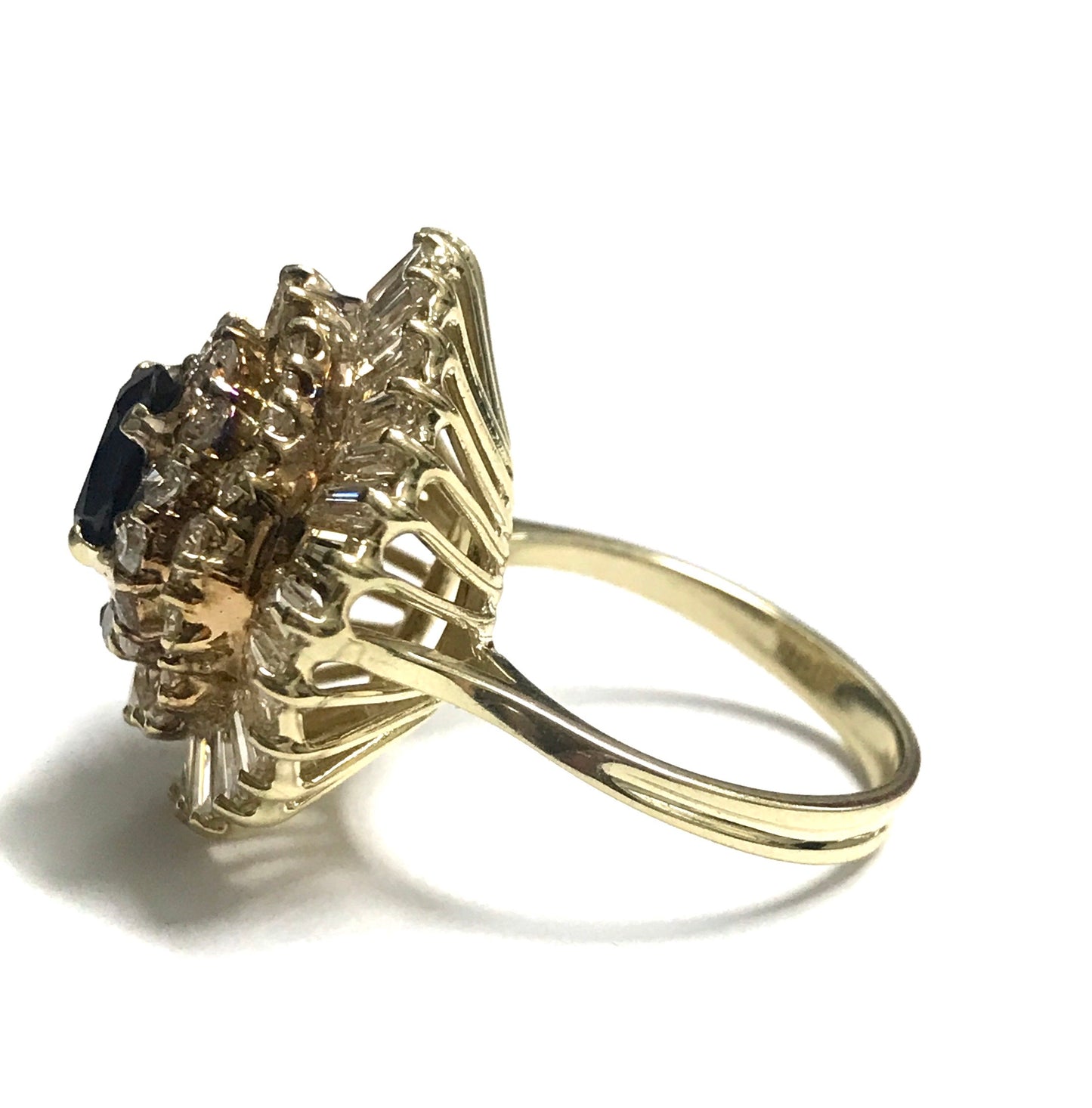 Sapphire & Diamond Ballerina Ring-Ring-Antique, Estate & Consignment-I don' know or see my size-hurdles-jewelry-boulder-colorado