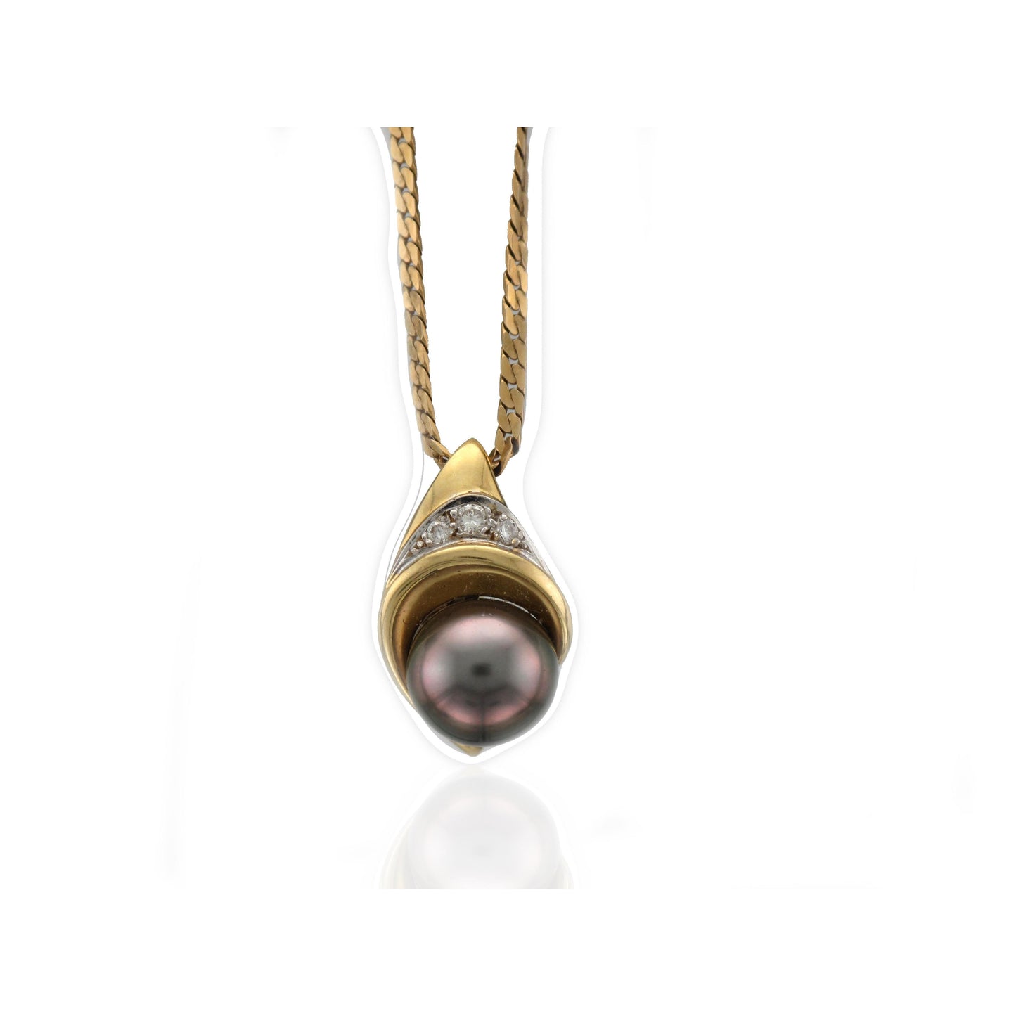 South Sea Pearl Necklace-Necklace-Antique, Estate & Consignment-hurdles-jewelry-boulder-colorado