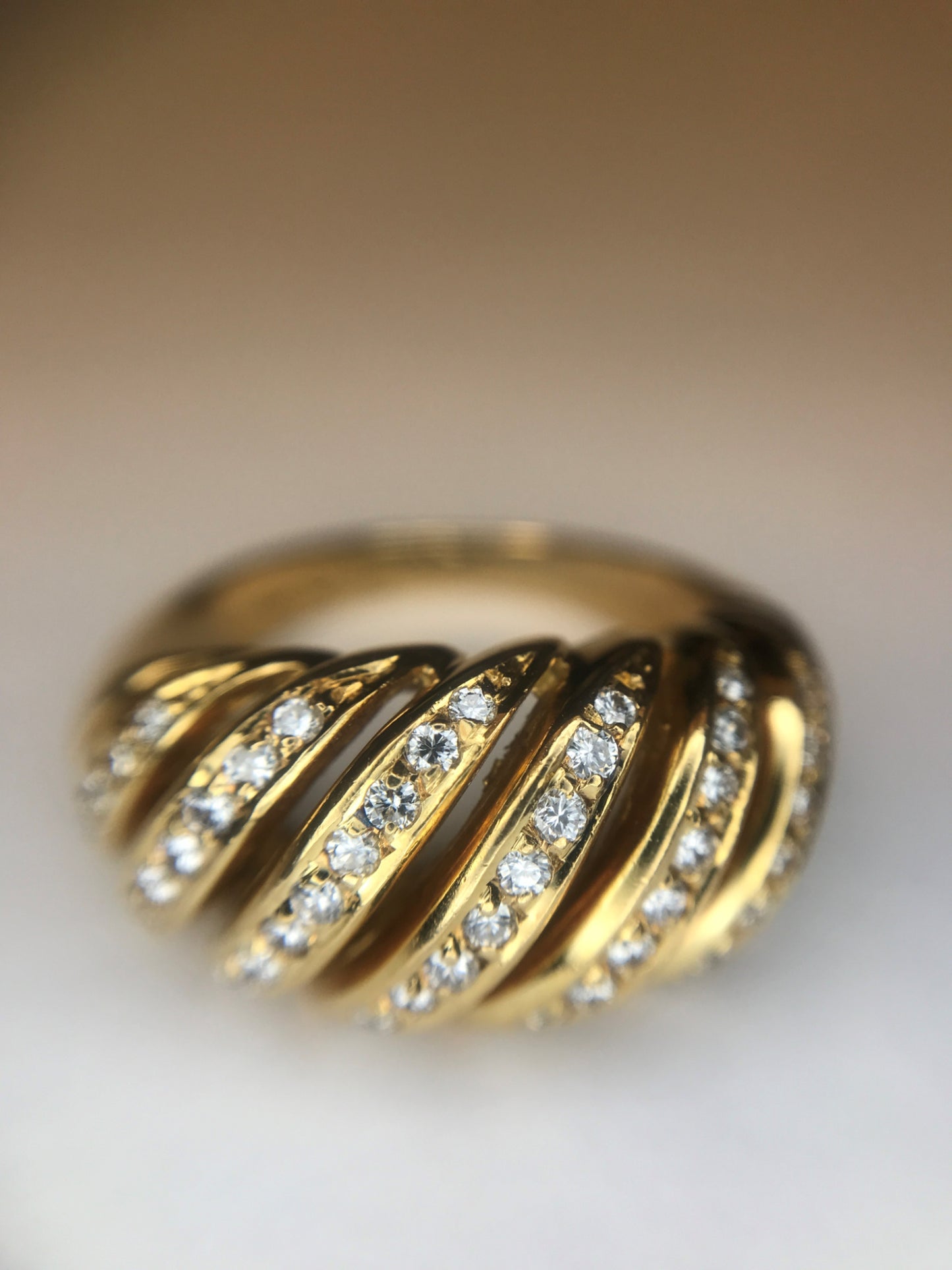 Swirl Diamond Ring-Ring-Antique, Estate & Consignment-I don' know or see my size-hurdles-jewelry-boulder-colorado