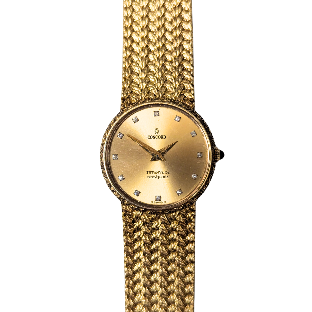 Tiffany & Co Concord Gold Watch-Watch-Antique, Estate & Consignment-hurdles-jewelry-boulder-colorado