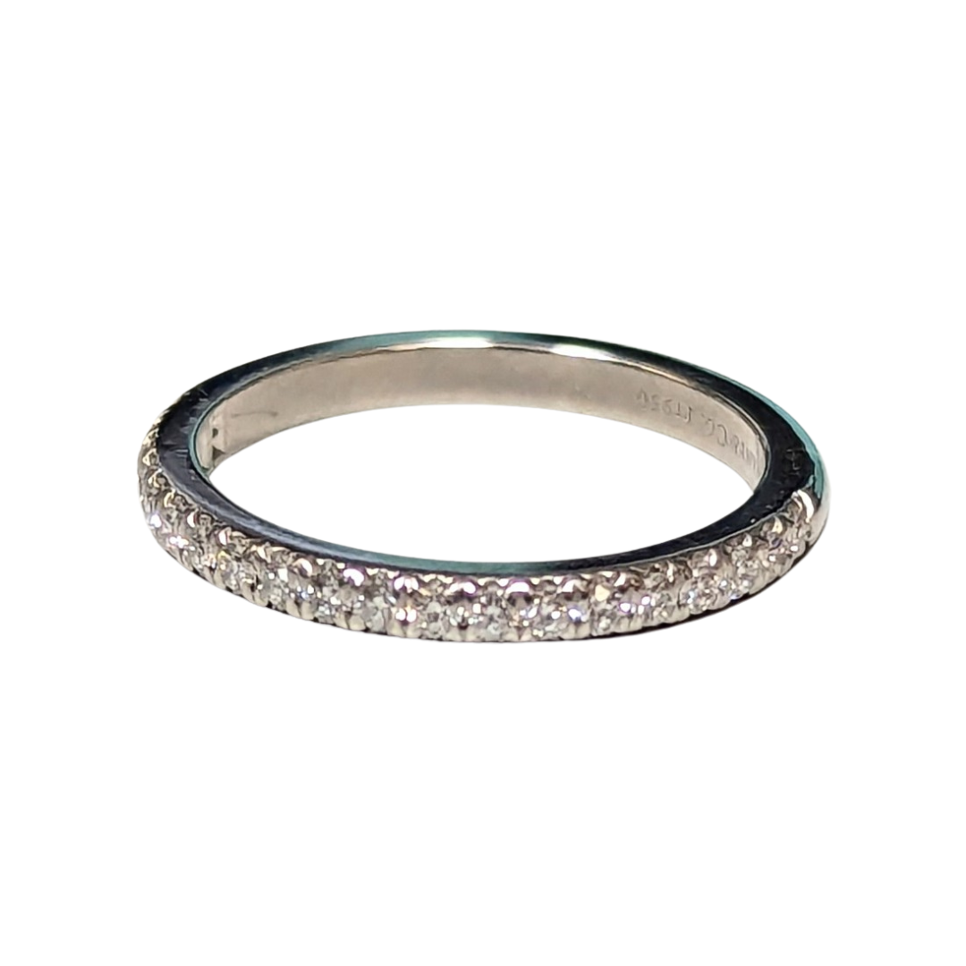 Tiffany & Co. Platinum and Diamond Half-Anniversary Band-Diamond Band-Antique, Estate & Consignment-I don' know or see my size-hurdles-jewelry-boulder-colorado