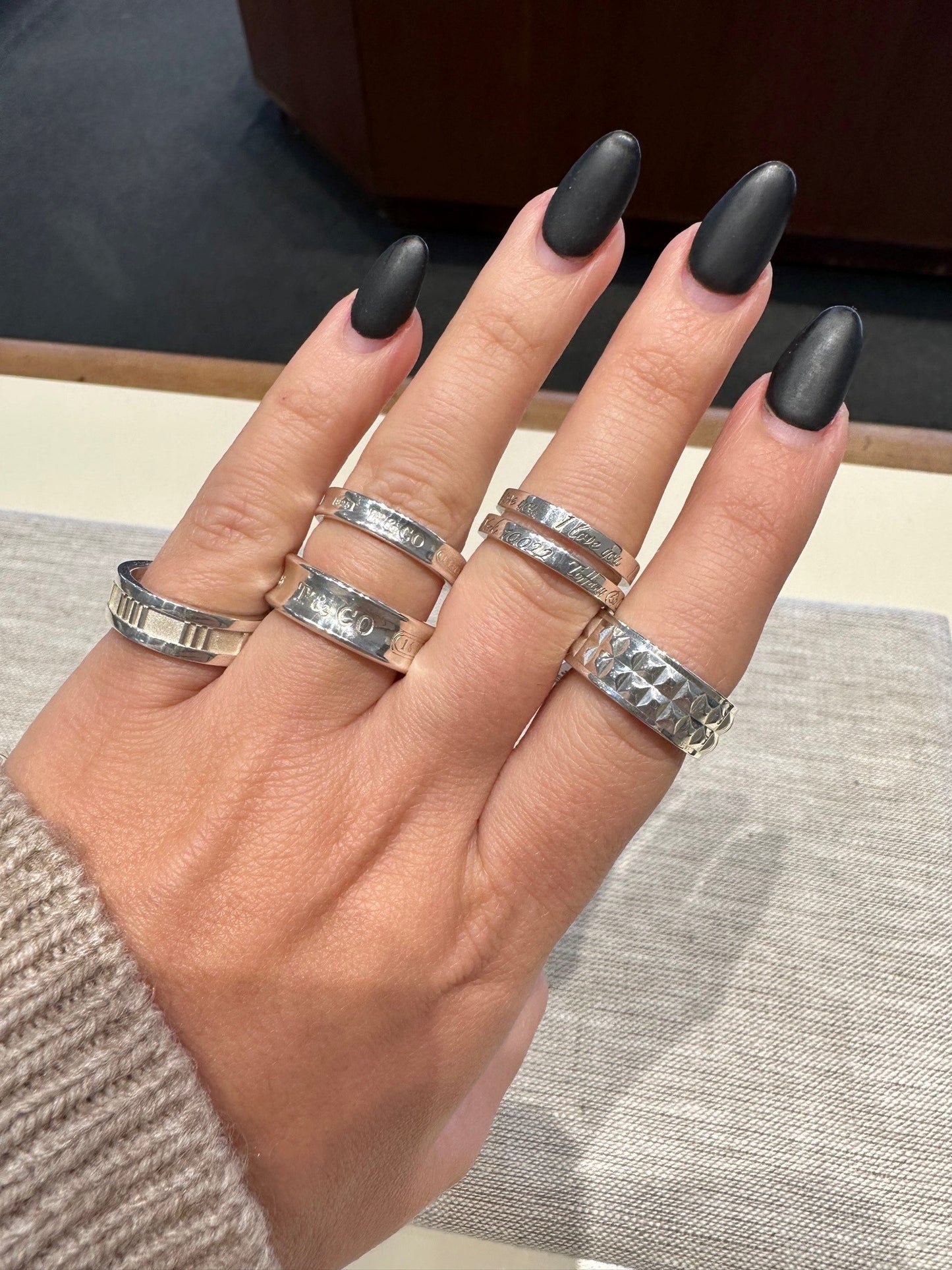 Tiffany & Co. Stamped Atlas Band-Ring-Antique, Estate & Consignment-I don' know or see my size-hurdles-jewelry-boulder-colorado