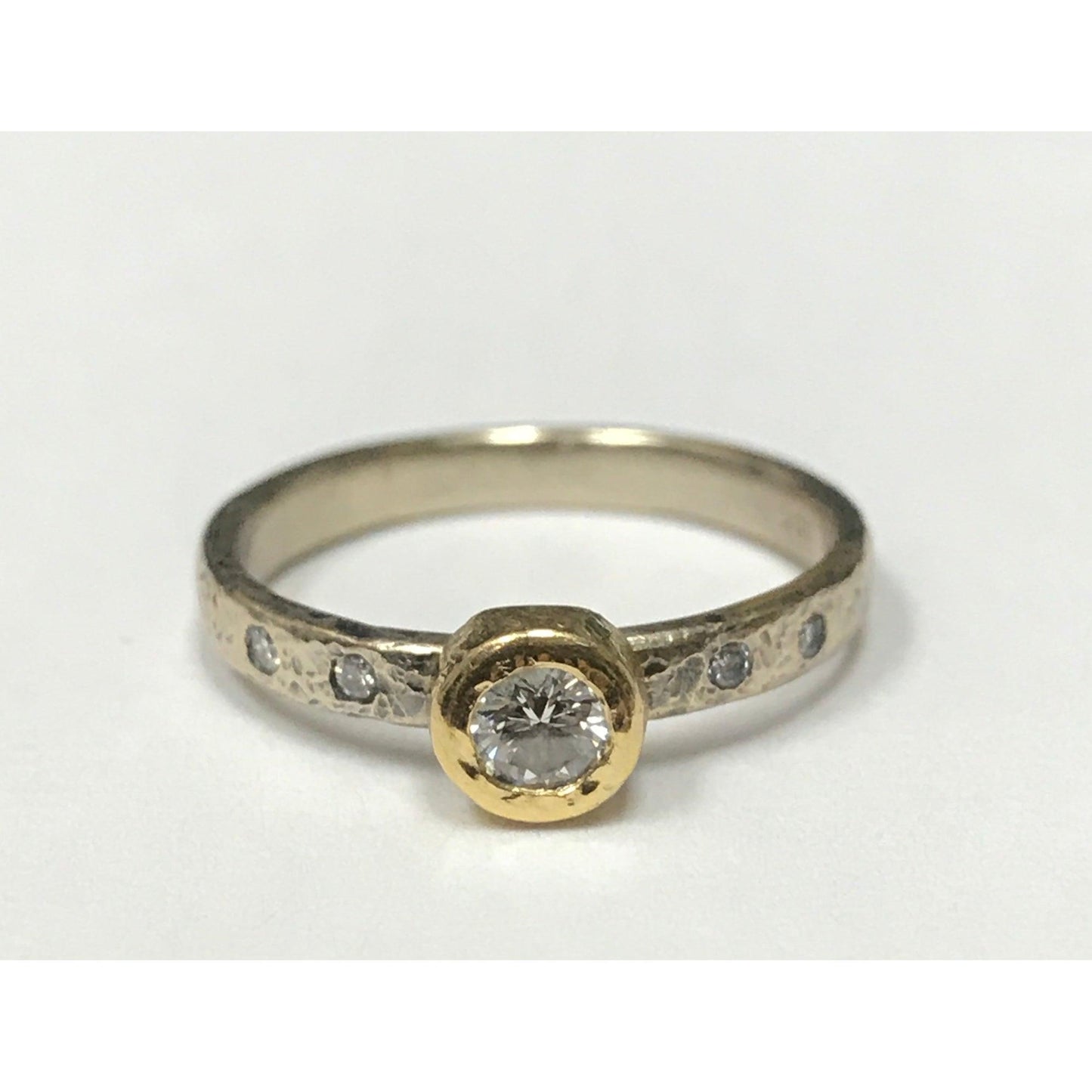 Yasuko Azuma Diamond Bezel Ring-Ring-Antique, Estate & Consignment-I don' know or see my size-hurdles-jewelry-boulder-colorado