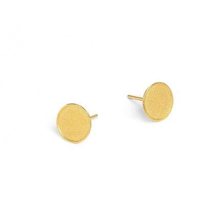 Sunny Gold Plated Silver Earrings-Earrings-Bernd Wolf-hurdles-jewelry-boulder-colorado