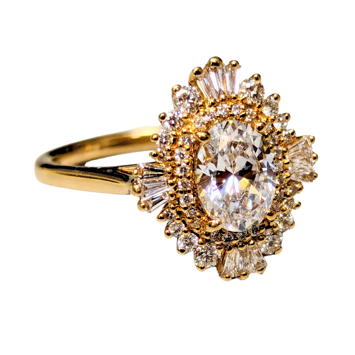 Tapered Baguette Diamond Ballerina Ring-Engagement Ring-Beverley K-I don' know or see my size-hurdles-jewelry-boulder-colorado