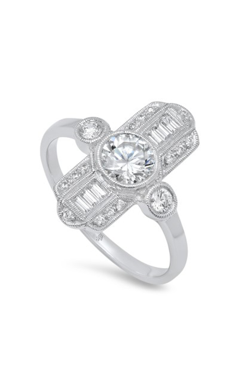 Vintage Style 18k Elongated Diamond Ring-Engagement Ring-Beverley K-I don' know or see my size-hurdles-jewelry-boulder-colorado