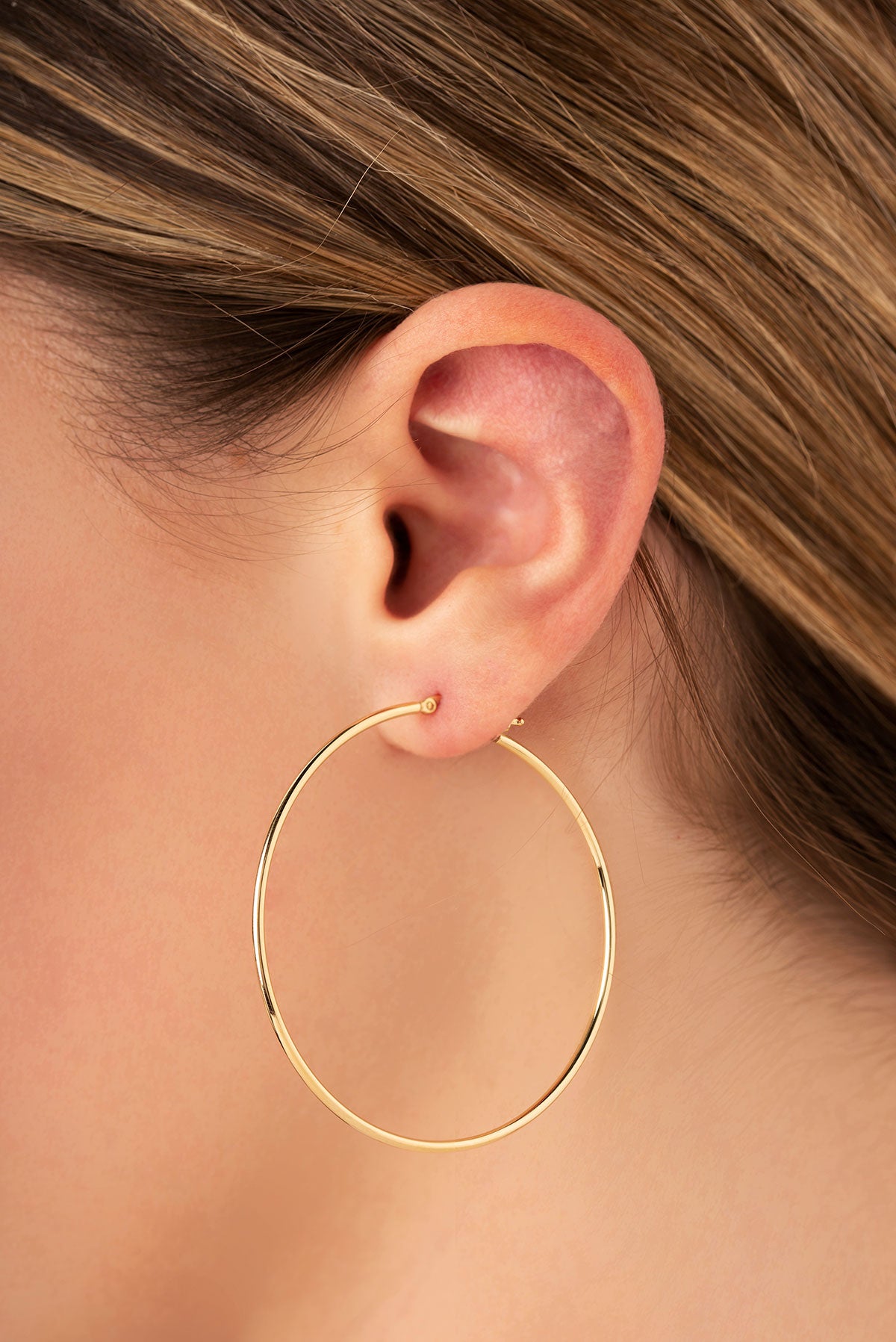 1.5 x 50mm Hoop Earrings-Earrings-Carla Nancy B-hurdles-jewelry-boulder-colorado