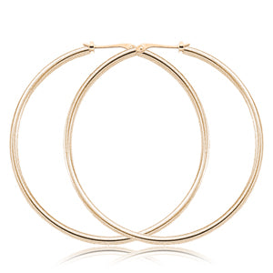 1.5 x 50mm Hoop Earrings-Earrings-Carla Nancy B-hurdles-jewelry-boulder-colorado