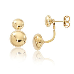 8mm Ball Earrings with Jackets-Earrings-Carla Nancy B-hurdles-jewelry-boulder-colorado