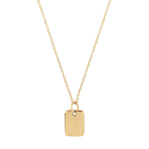 Mini Dog Tag Necklace-Necklace-Carla Nancy B-hurdles-jewelry-boulder-colorado