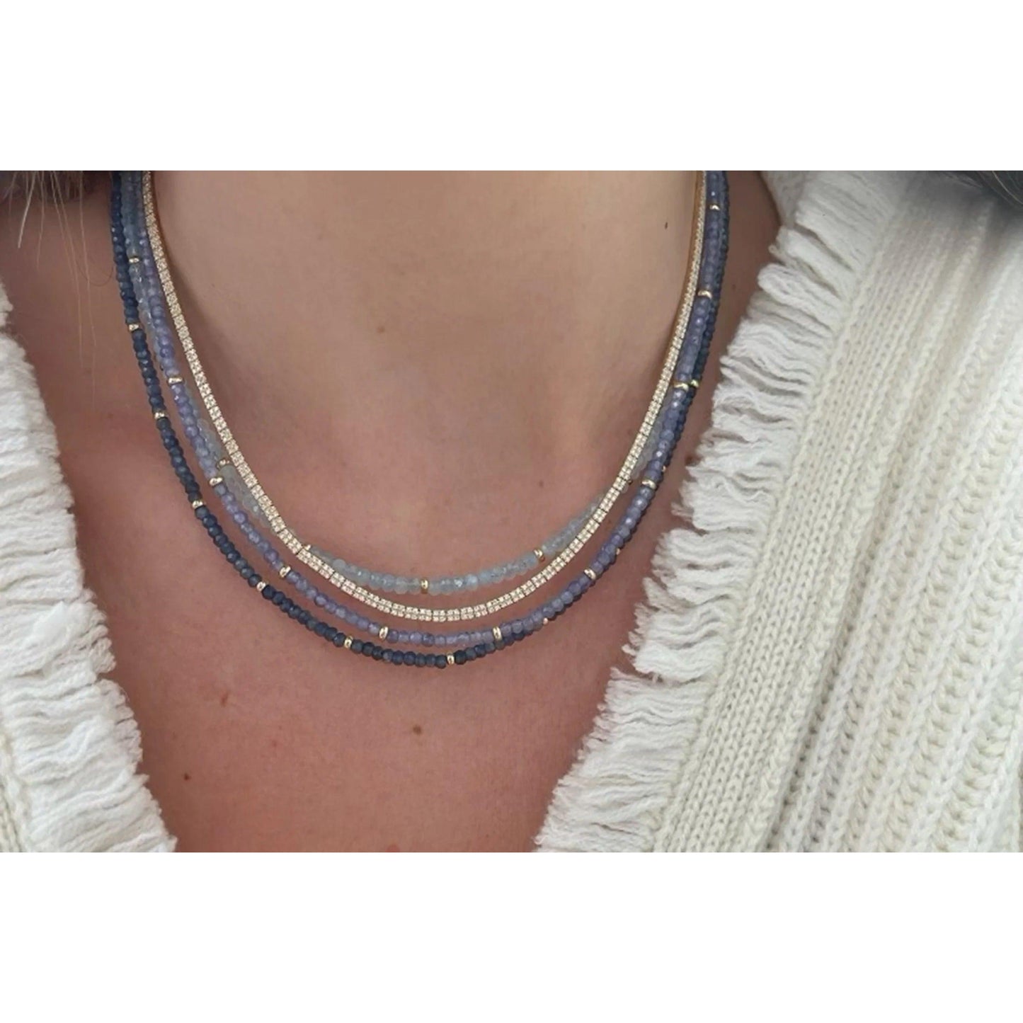 Birthstone Bead Necklace-Birthstone Collection-EF Collection-Garnet - January-hurdles-jewelry-boulder-colorado