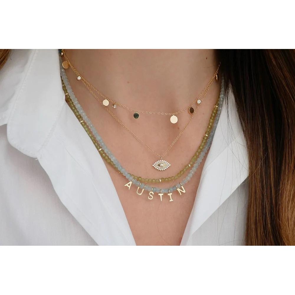Birthstone Bead Necklace-Birthstone Collection-EF Collection-Garnet - January-hurdles-jewelry-boulder-colorado