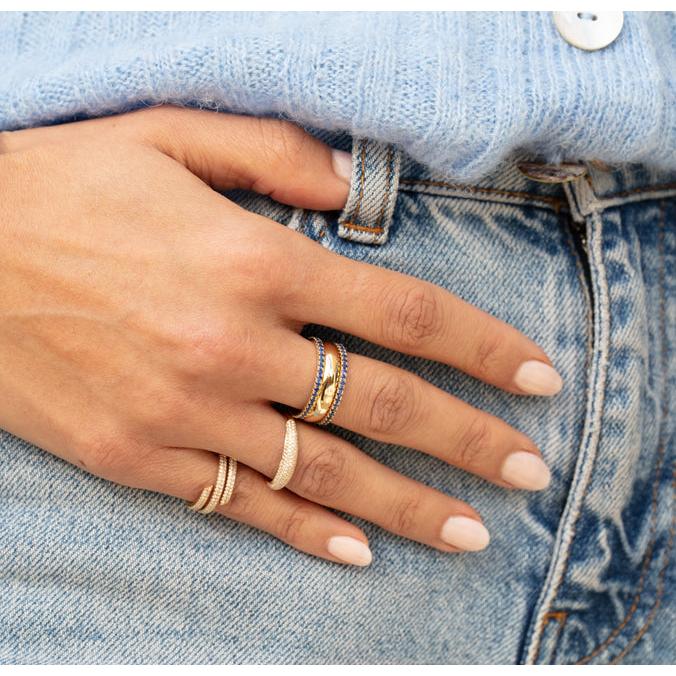 Blue Sapphire Eternity Band-Ring-EF Collection-I don' know or see my size-hurdles-jewelry-boulder-colorado