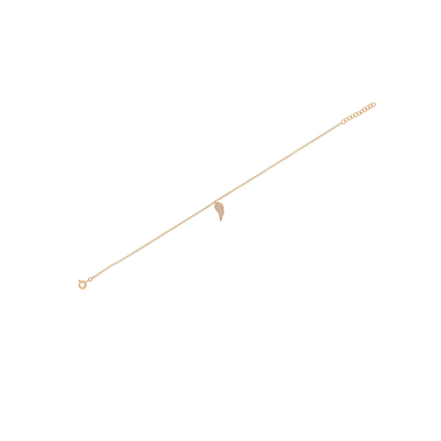 Diamond Angel Wing Bracelet-Angel Wing Collection-EF Collection-14K White Gold-hurdles-jewelry-boulder-colorado
