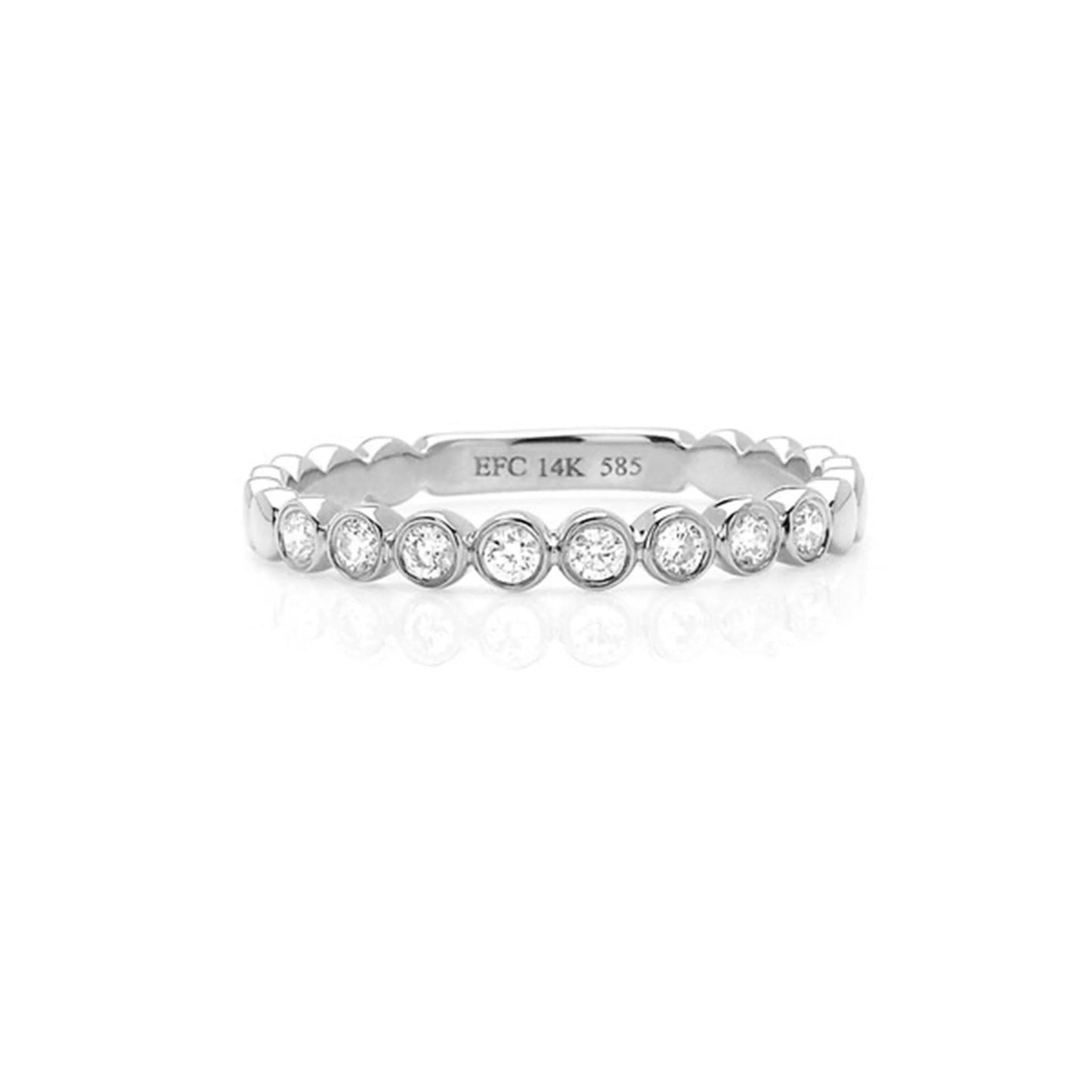 Diamond Bezel Stack Ring-Ring-EF Collection-I don' know or see my size-hurdles-jewelry-boulder-colorado