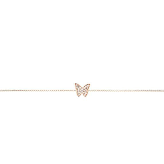 Diamond Butterfly Bracelet-Bracelet-EF Collection-14K Yellow Gold-hurdles-jewelry-boulder-colorado